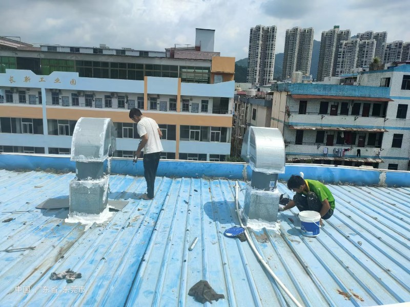 后湖管理区钢结构屋面涂料维修方法